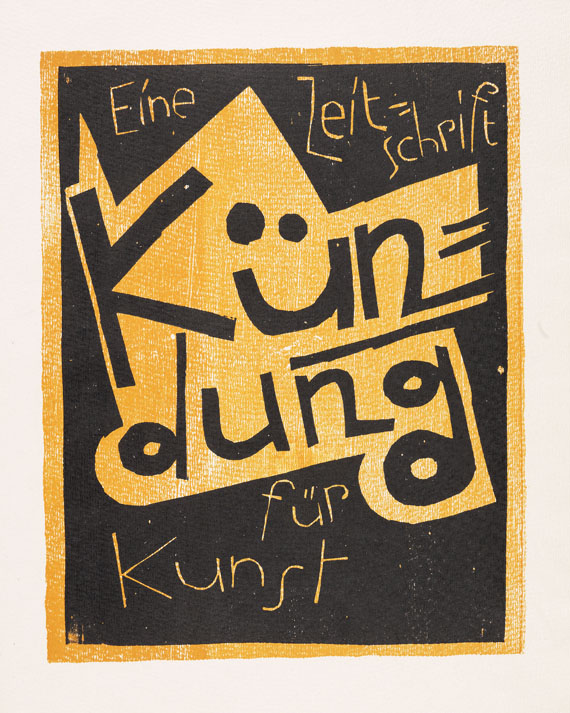 Kündung - Kündung. 7 Hefte im Schuber. 1921.