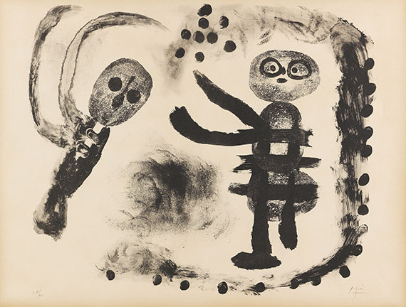 Joan Miró - Petite fille au bois
