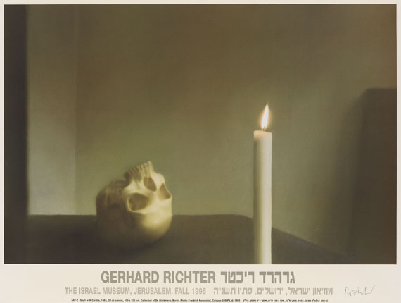 Gerhard Richter - Schädel mit Kerze