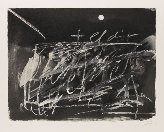 Antoni Tàpies - Le doigt et la lune