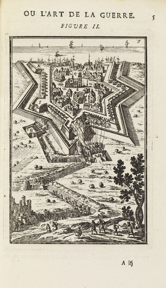 Allain Manesson Mallet - Le travaux de mars. 3 Bde. 1684