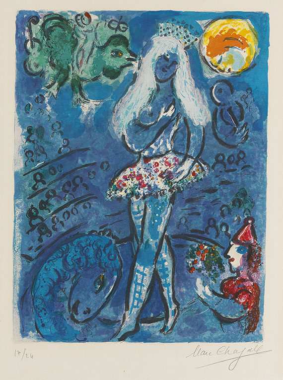 Marc Chagall - Die Tänzerin