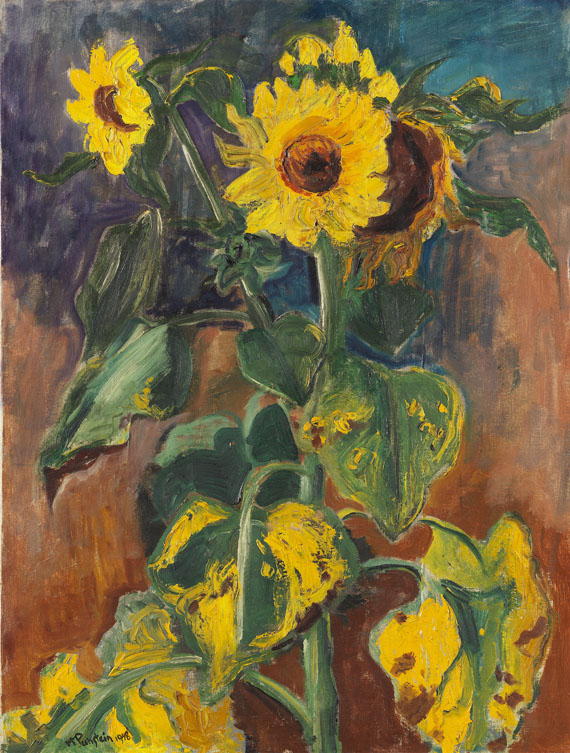Hermann Max Pechstein - Sonnenblumen