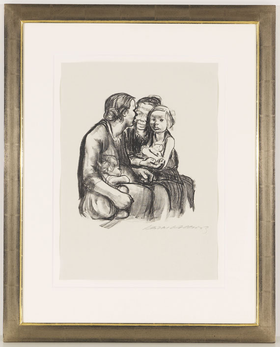 Käthe Kollwitz - Zwei schwatzende Frauen mit zwei Kindern - Weitere Abbildung