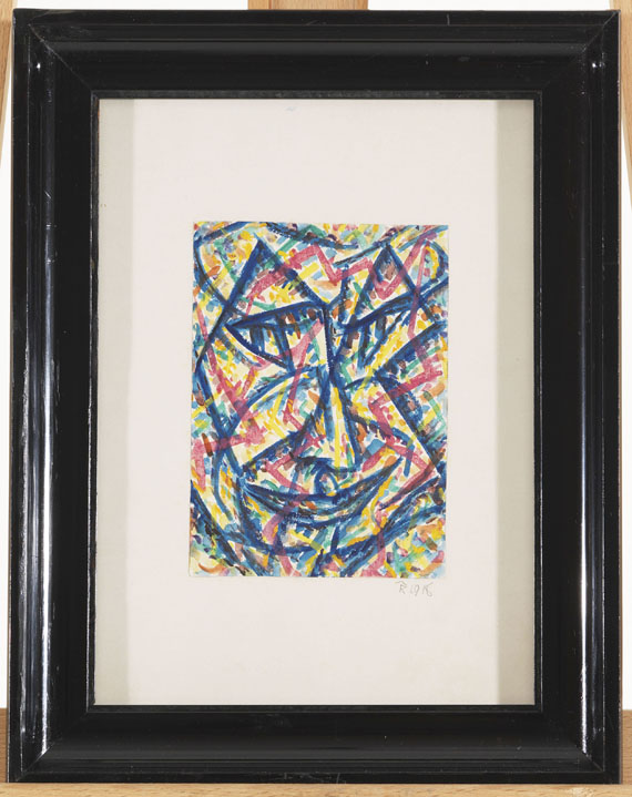 Thomas Ring - Abstrahierter pointillistischer Kopf - Weitere Abbildung