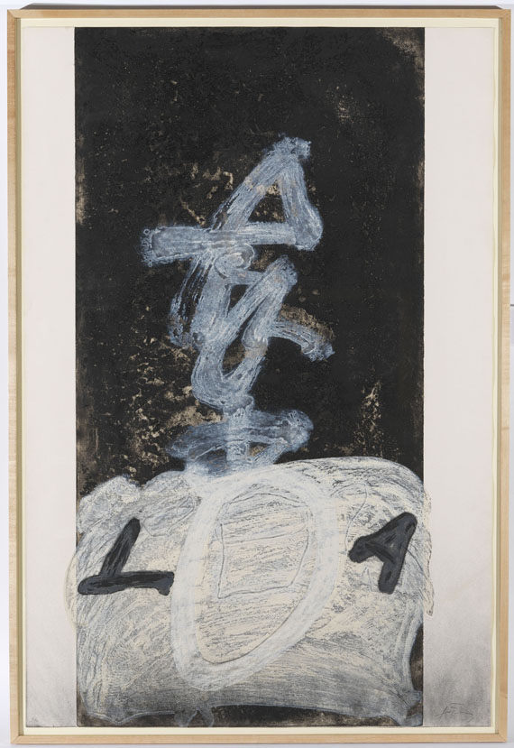 Antoni Tàpies - Cal•ligrafia vertical