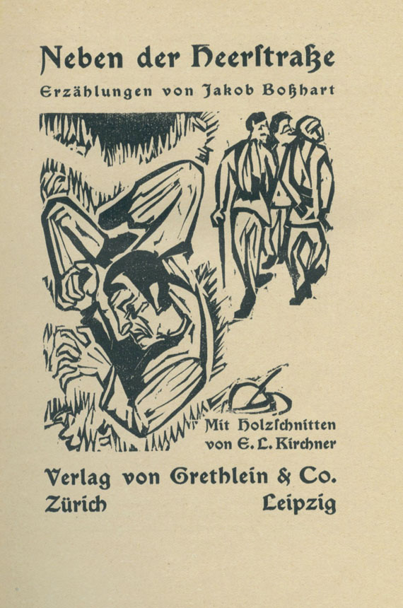 Ernst Ludwig Kirchner - Boßhart, J., Neben der Heerstraße. 1923.