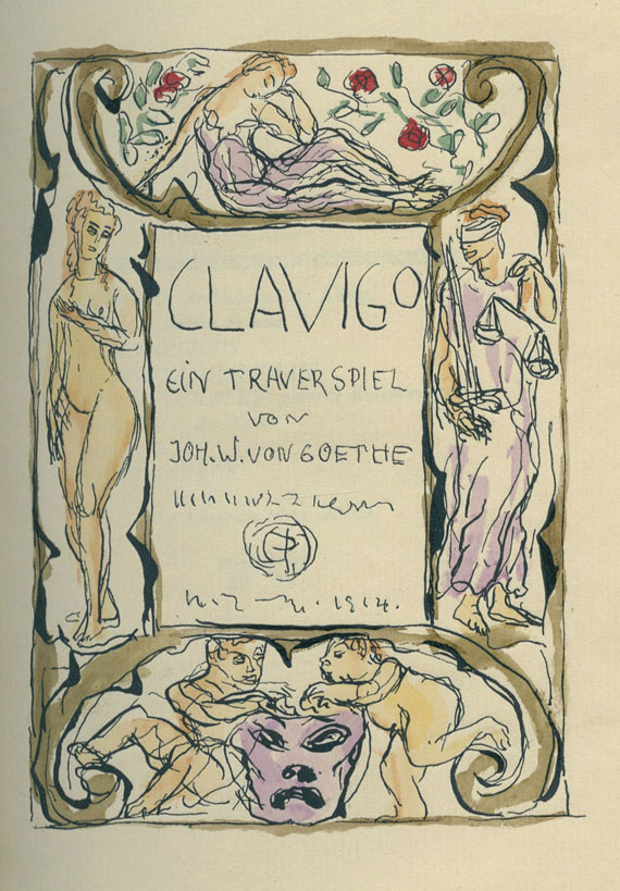 Johann Wolfgang von Goethe - Clavigo. 1918
