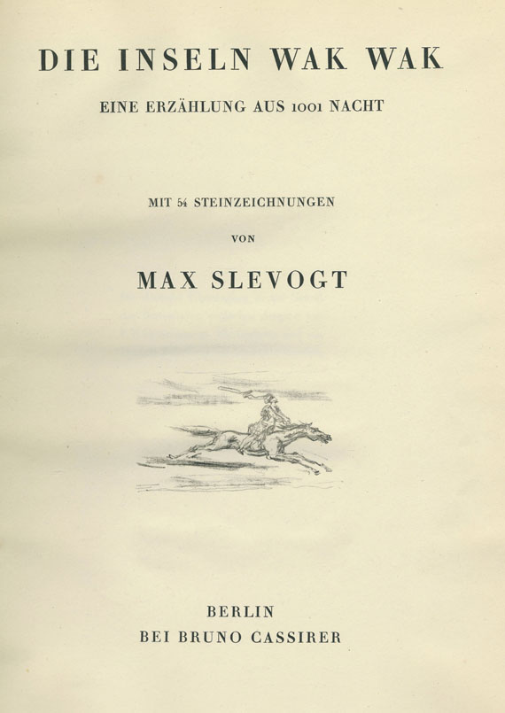 Max Slevogt - Die Inseln Wak Wak.