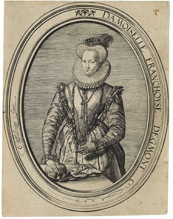 Hendrick Goltzius - Bildnis der Gräfin Françoise d
