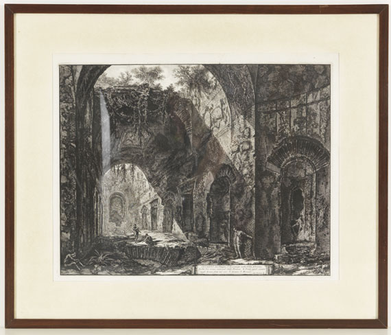 Giovanni Battista Piranesi - Interno del Tempio di Canopo nella Villa Adriana