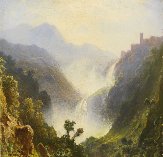 Carl Morgenstern - Die Wasserfälle von Tivoli