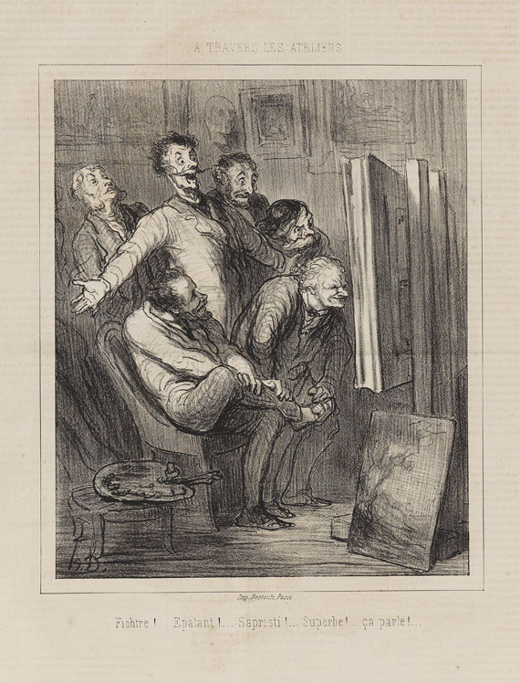 Honoré Daumier - A Travers les Ateliers