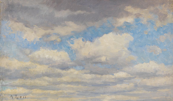 Alfred Zoff - Wolkenstudie