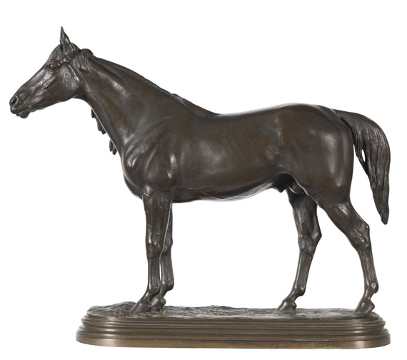 Isidore Jules Bonheur - Pferd mit langer Mähne