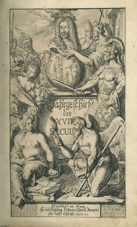Hiob Ludolf - Schau-Bühne der Welt. 4 Bde. 1699ff.