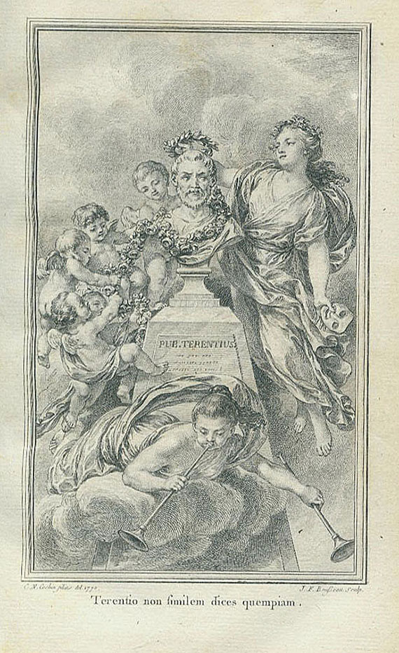 Publius Terentius Afer - Les comédies. 1771. 3 Bde.