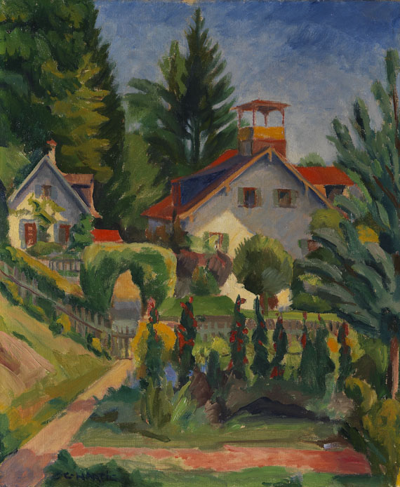 Carl Christoph Hartig - Ländliches Haus mit Garten