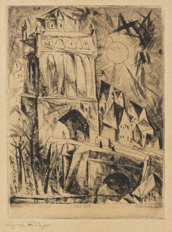 Lyonel Feininger - The Gate (Das Tor)