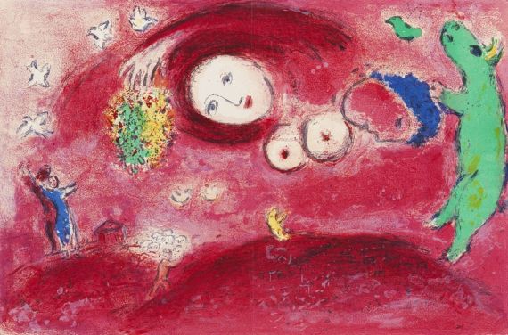Marc Chagall - Frühjahrswiese