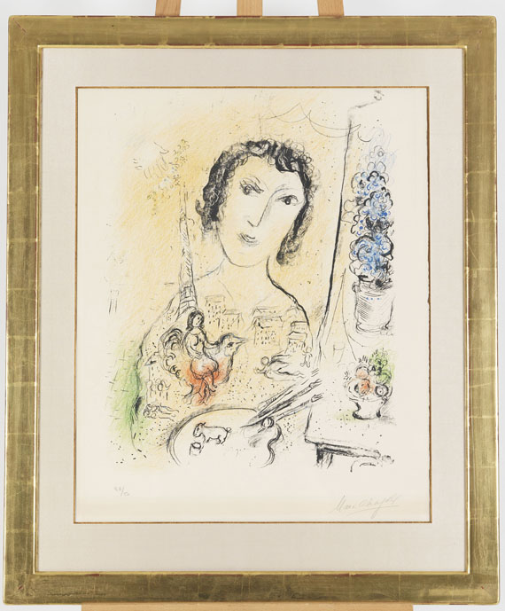 Marc Chagall - Selbstbildnis - Rahmenbild