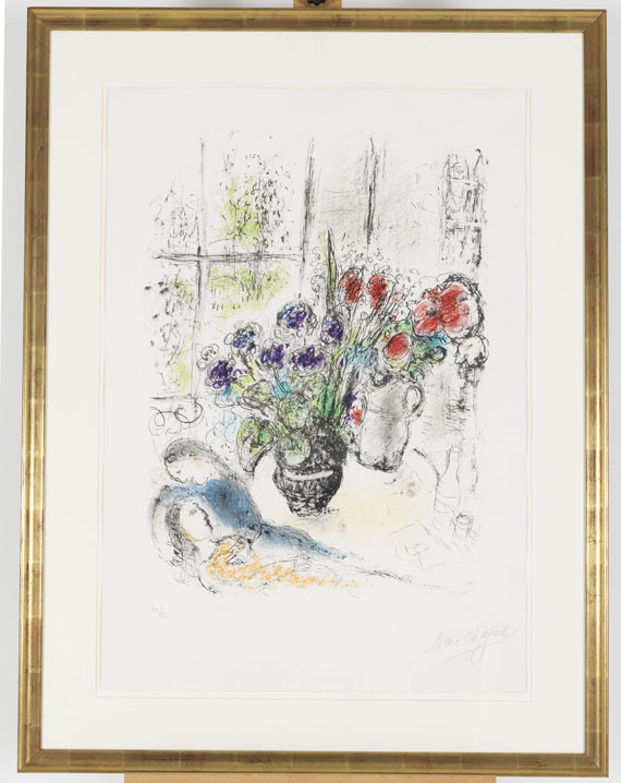 Chagall - Strauss mit Verliebten