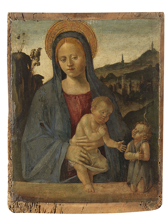 Süddeutschland - Madonna mit Kind und dem Johannesknaben