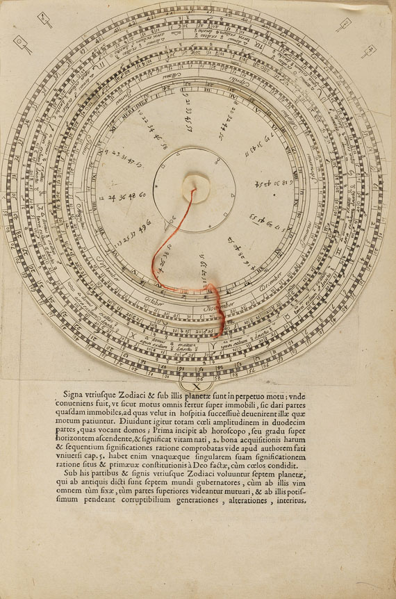 Yves de Paris - Astrologiae nova methodus. 3 Tle. in 1 Bd. 1654.