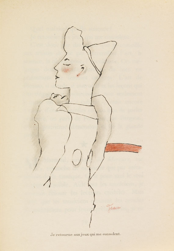 Jean Cocteau - Le secret professionel. 1925. - Weitere Abbildung
