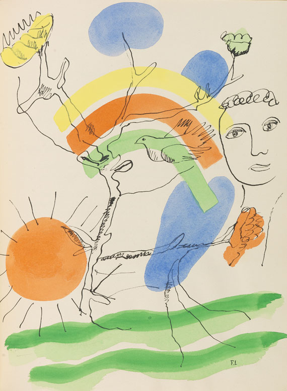 Arthur Rimbaud - Léger. Les illuminations. 1949 - Weitere Abbildung