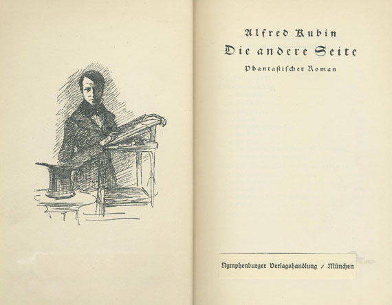 Alfred Kubin - Illustrierte Bücher und Archivalien aus dem Kubin-Archiv. Ca. 80 Tle. 1920-65.