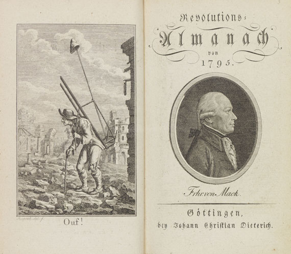   - Revolutions-Almanach. 1793-1804. 12 Bde. - Weitere Abbildung