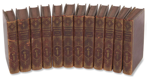 Revolutions-Almanach - Revolutions-Almanach. 1793-1804. 12 Bde.