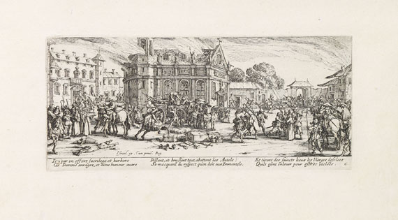 Jacques Callot - Les miseres et les mal-heurs de la guerre. 1633.