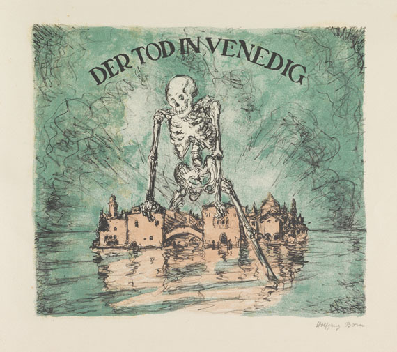 Thomas Mann - Der Tod in Venedig. 1921. Illustr. W. Born