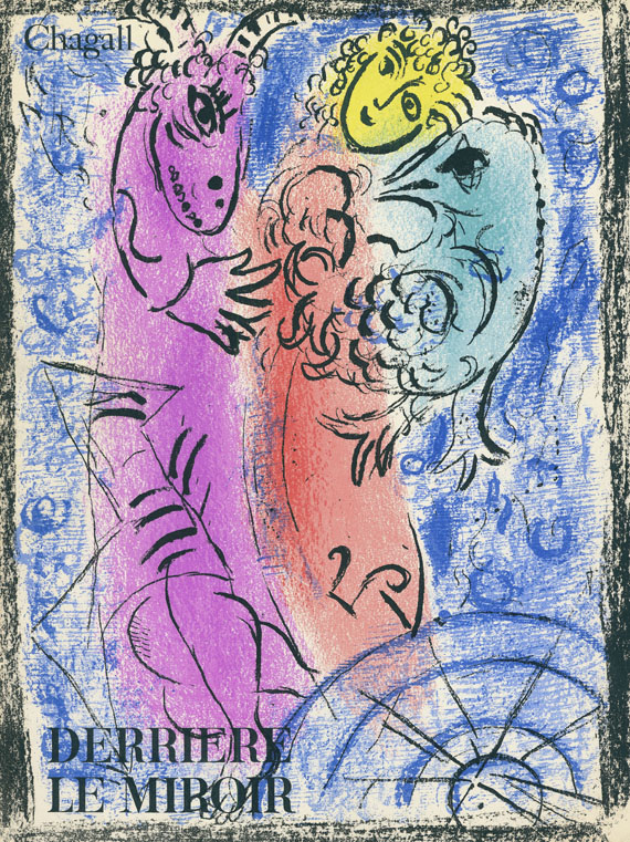 Marc Chagall - Derrier le miroir. 132. 1962.