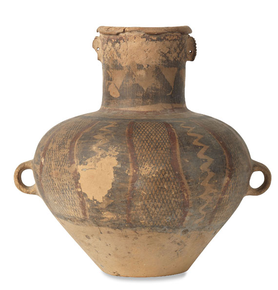 Eduard Zimmermann - Chinesische Vase, Pan-Chan Typ. 2000-1700 v. Chr. Aus dem Besitz von Ed. Zimmermann. - Weitere Abbildung