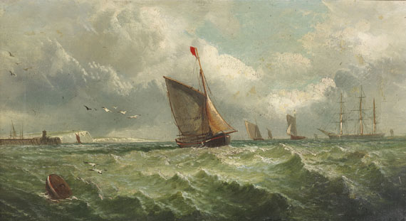 England - Segelschiffe vor Dover
