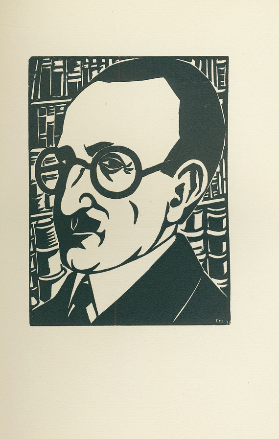 Frans Masereel - 5 illustrierte Werke. 1920-54.