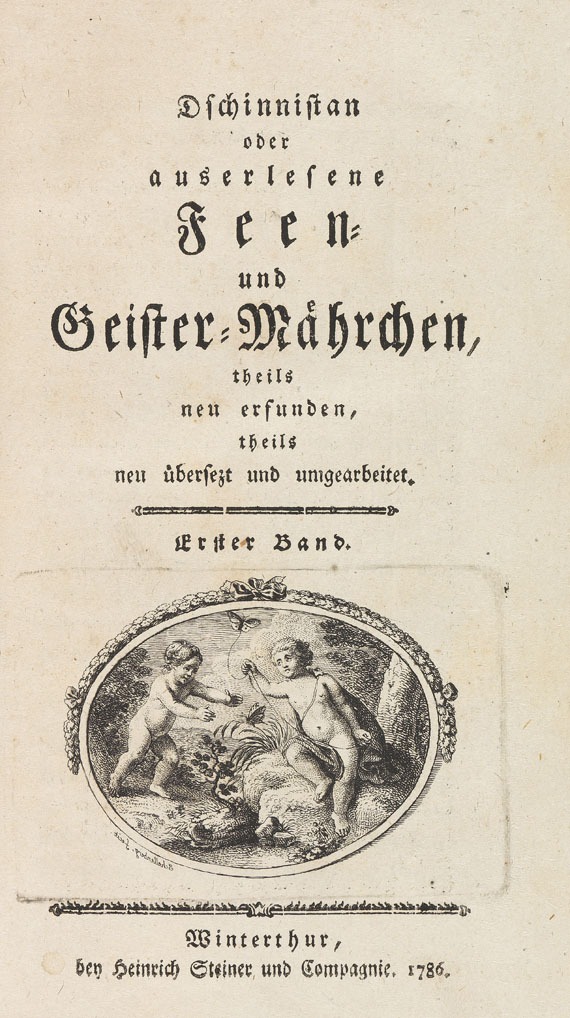 Christoph Martin Wieland - Dschinnistan. 1786-89. 3 Bde.