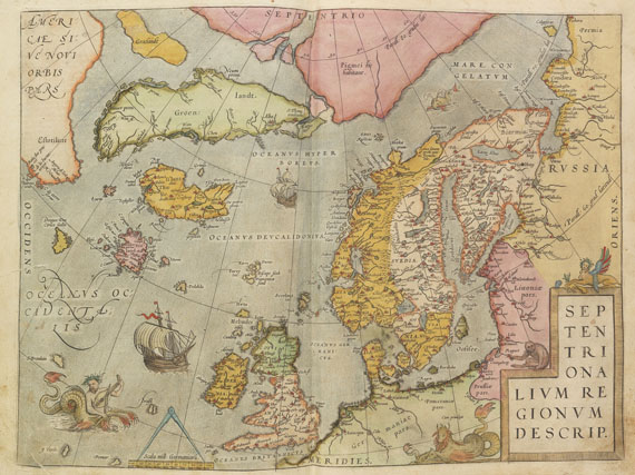 Abraham Ortelius - Atlas: Theatrum oder Schawbuech. Dt. Ausgabe. 1580/84