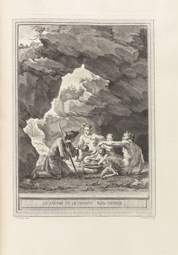 Jean de La Fontaine - Fables choisies. 4 Bde. 1755-59. - Weitere Abbildung