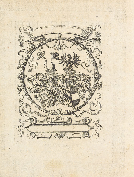 Ludwig Schwartzmaier - In connubium felicißimum magnifici. 1596.