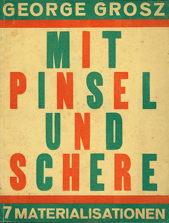 George Grosz - Mit Pinsel und Schere. 1922
