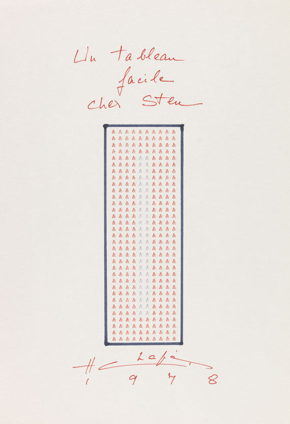 Henri Chopin - Sammlung von dactylopoèmes. 29 Bll. 1978-82.