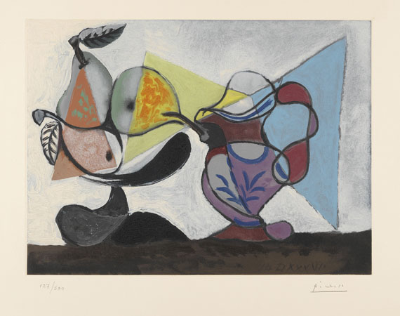 Pablo Picasso - Nature morte aux poires et au pichet (Still Life with Pears and Pitcher)