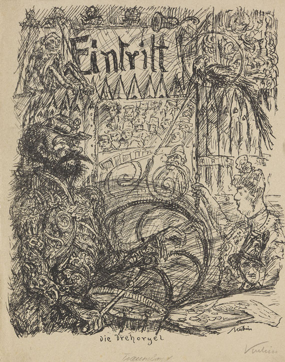 Alfred Kubin - 14 Bätter: aus "Traumland I/II" und "10 kleine lithografische Zeichnungen" - Weitere Abbildung
