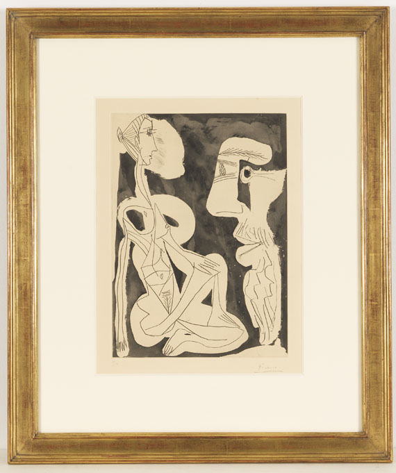 Pablo Picasso - Le Modèle - Rahmenbild