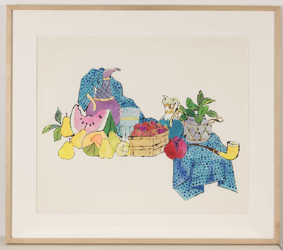 Andy Warhol - Still Life with Fruit on Table - Rahmenbild