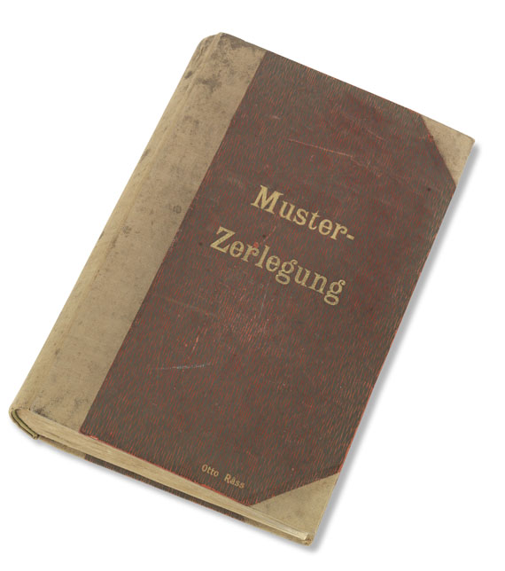 Musterbücher - Muster-Zerlegung. Bindungs-Lehre. 1911-12.